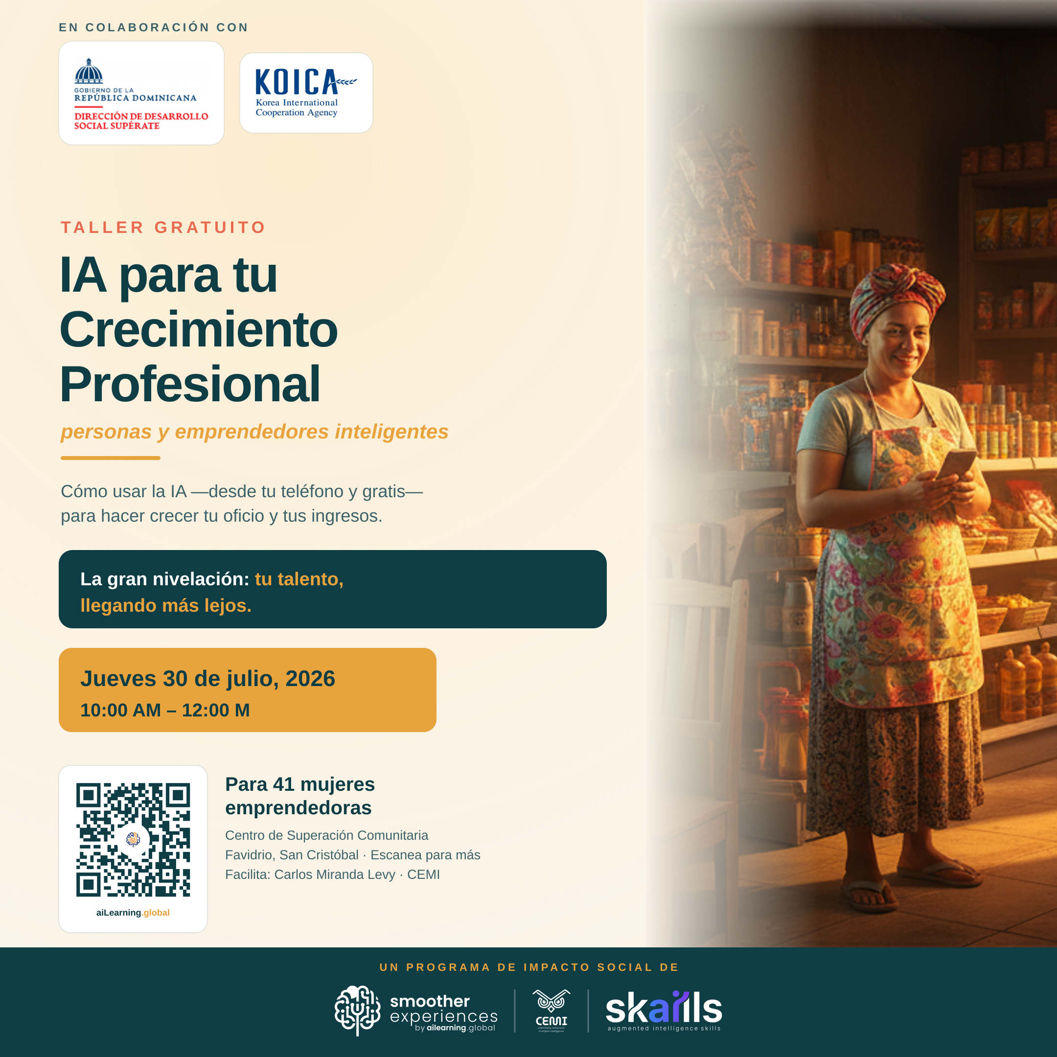 Flyer cuadrado — Taller (social)